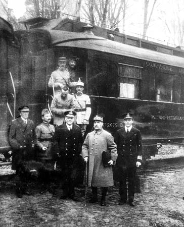 November 11, 1918, the armistice agreement was signed on this train carriage in France.