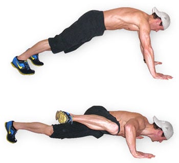 The Spiderman Push Up is a great chest and core exercise. Give it a try to see how you like it. 