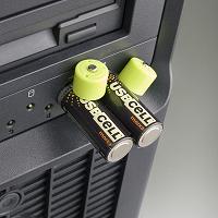 USB batteries charging in a USB port
