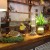 The bar is attractively decorated The bar is attractively decorated