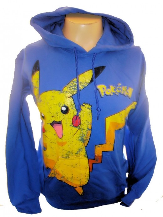 At this time no Pokemon Hoodies or sweatshirts are being sold. 