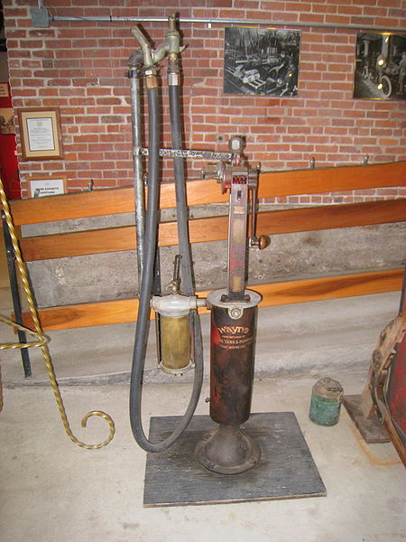 Old gasoline pump.