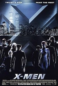 Movie Poster Image for X-Men.  Poster design by BLT & Associates  Source IMP Awards.