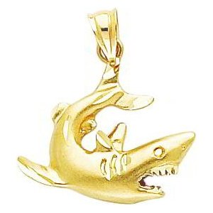 incredible shark pendant/charm