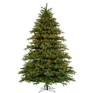 Barcana Alaskan Fir Deluxe Christmas Tree with Clear and Multi Mini Lights