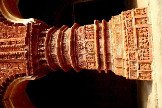 Decorated pillar  of Ramchandra temple