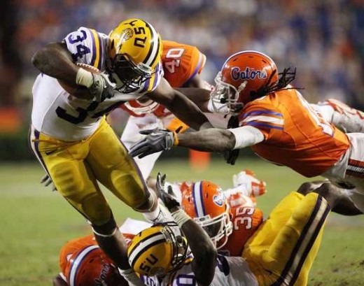 RB Stevan Ridley (LSU)