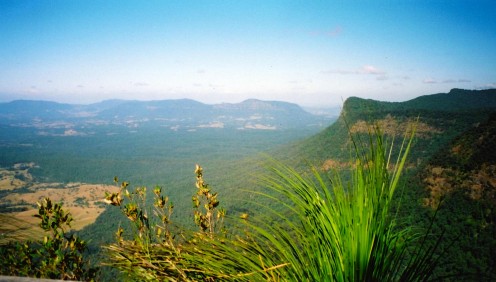 Looking south toward the Nightcap NP