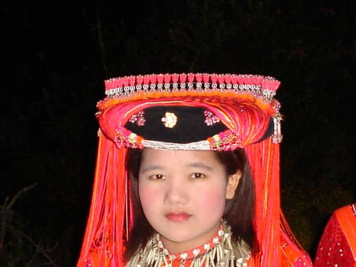 Young Lisu girl ready to find her husband.