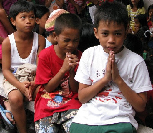 They learn to pray