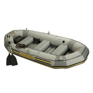 Intex 4 Person Mariner Inflatable Boat Set