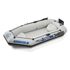 RST Marine Navigator III 400 4-Person Lake and Recreation Inflatable Boat