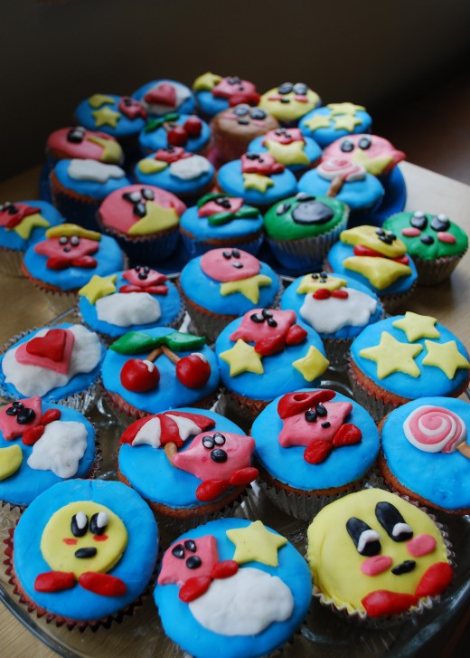 Cupcakes are fun for birthday parties.
