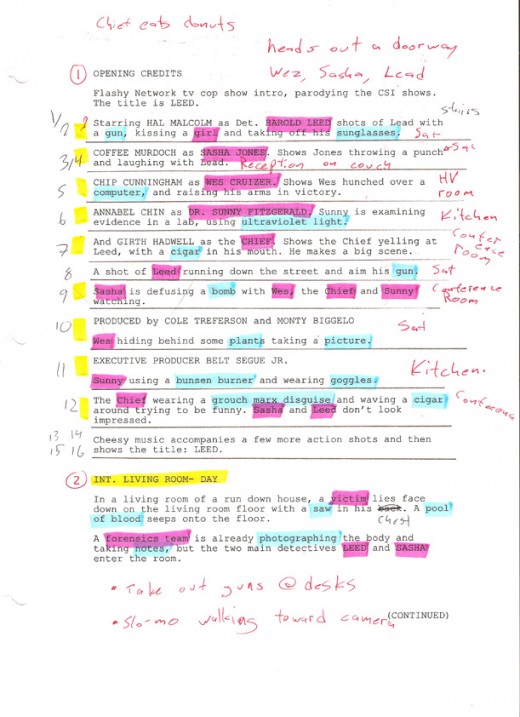 How To Do A Script Breakdown