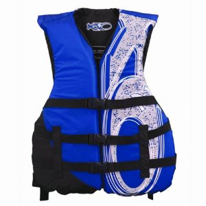 X20 Universal Adult Life Jacket Vest - Blue & Black