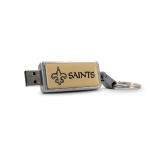 Computer Data stick with Saint's logo; only real NFL fans appreciate these!