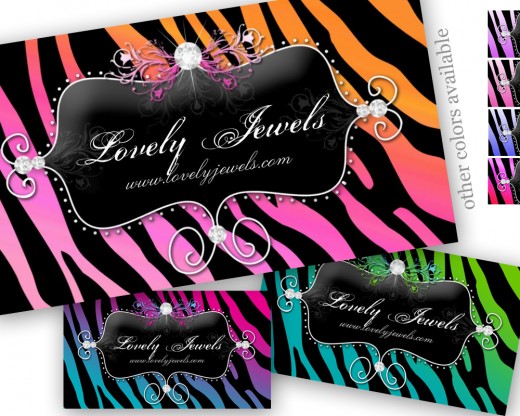 Bold beauty business cards great to make a high impact first impression!  *Copyright J. van Hoof 2010, all rights reserved.