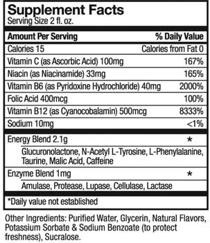 5-Hour Energy ingredients