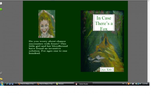 This is what my pdf file for the ultimate cover looked liked in my Adobe reader as a pdf file