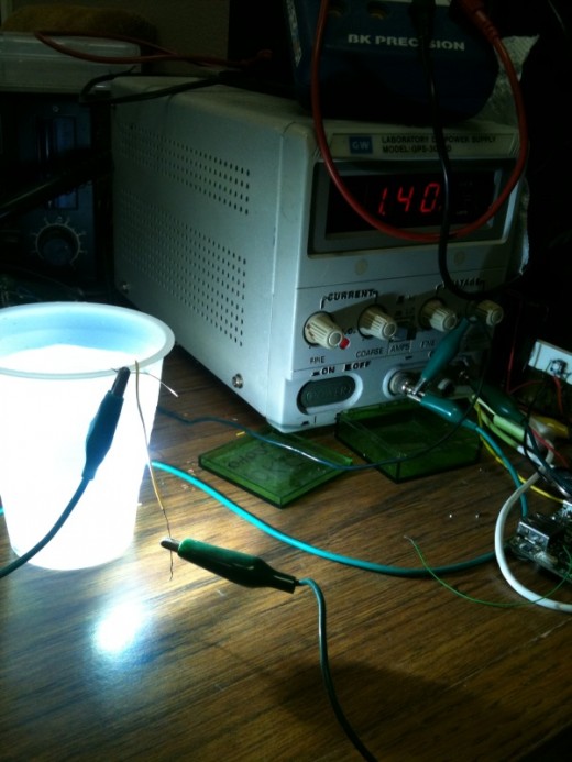 LEDs are often far brighter than regular incandescent light bulbs.