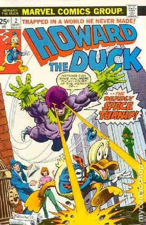 Howard the Duck must use all his wits to defeat the Deadly Space Turnip
