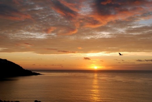 Onchan Head, Isle of Man sunrise.