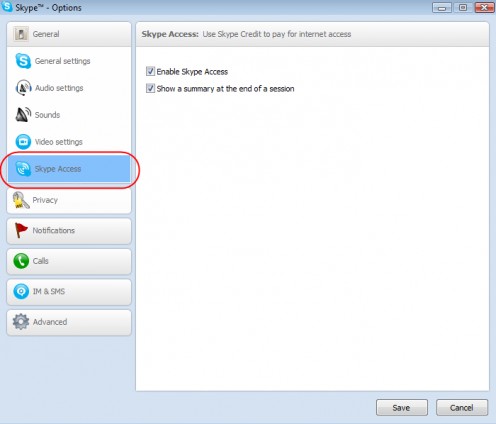 Diagram 8. Enabling Skype access