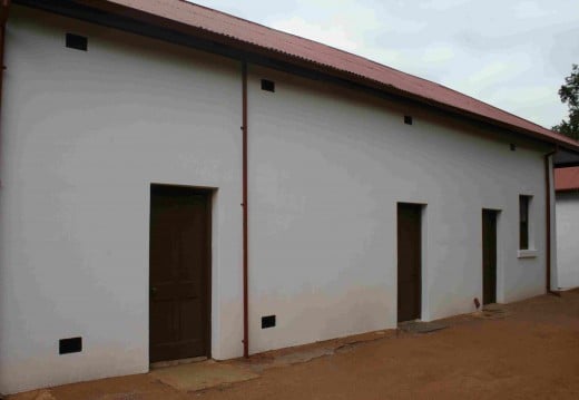 Various activities were conducted in this outbuilding, which included a butchery
