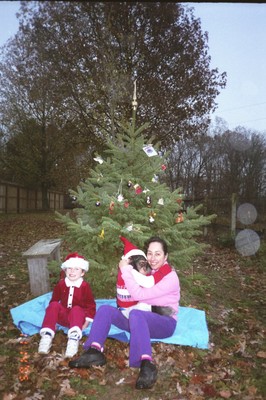 This was an image that we took for the Christmas Card that year, but later discarded