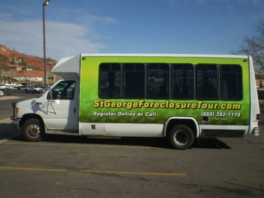 Green Bus to Tour Foreclosures