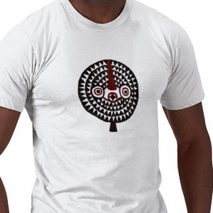 African Mask Art T-shirts by Injete at Zazzle.com
