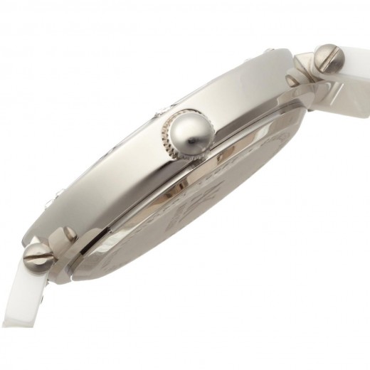 Swarovski crystal accented rose gold-tone bezel
