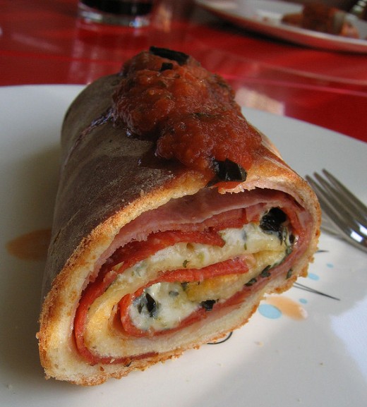 Strombolis are delicious and though they require some effort, they can be made at home.