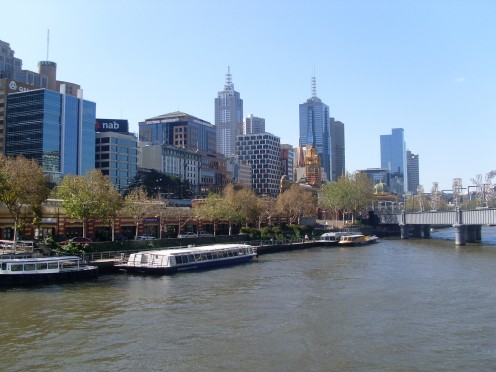 Writing to you from the lovely city of Melbourne, Australia!