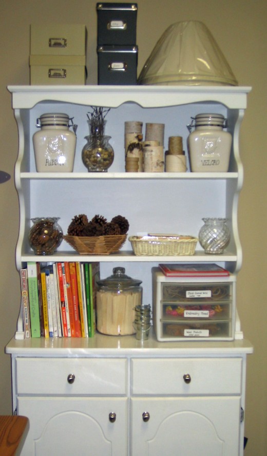 Craft supplies storage