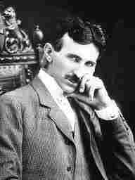 Nikola Tesla a brooding genius.