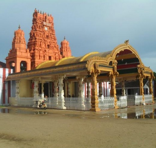 Nallur Kovil in Jaffna, a popular religious destination for hindus