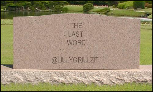 The Last Word.