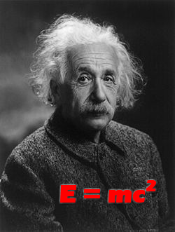 Though most famous as a physicist, Albert Einstein was initially a mathematician. His most famous mathematical equation gave us the equivalence of energy to matter.