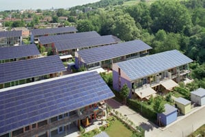 Solar Settlement in Freiburg, Germany