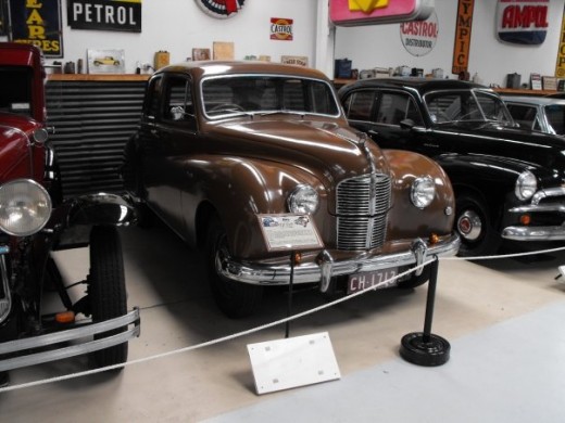 Some of the old cars at the Portland Car Museum.