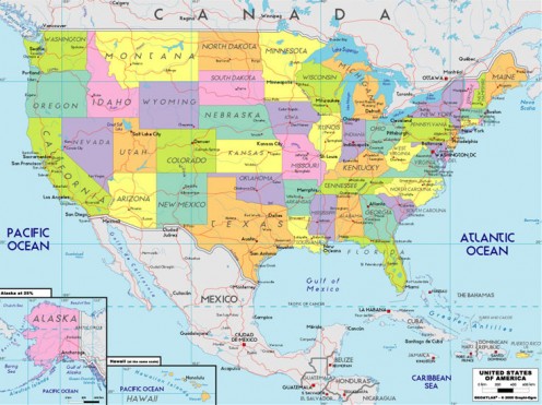 Map of America