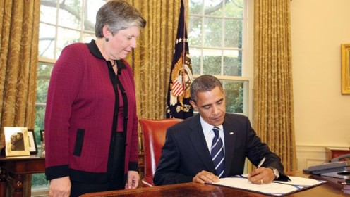 President Obama signs $600 million bill for border security.
