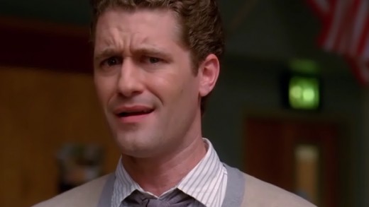 Will was highly disconcerted with Rachel falling for him during their duet.