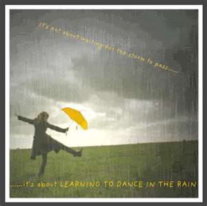 dancing in the rain