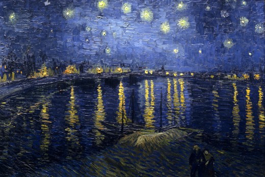 A Starry Night Over The Rhone by Vincent Van Gogh 