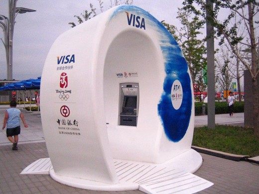 ATM machine for Beijing Olympics