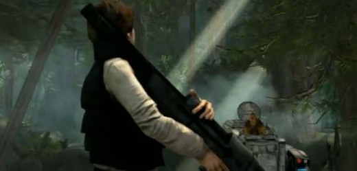 Han Solo and his friend Chewbecca
