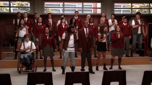 New Directions and Haverbrook School performing "Imagine" together
