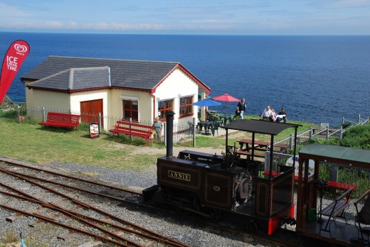 David Lloyd-Jones 2010 - Sea Lion Rocks station on the 2ft gauge Groudle Glen Railway on the Isle of Man